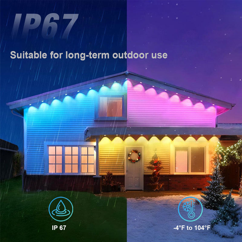 Connectable Outdoor Waterproof Eave Lights