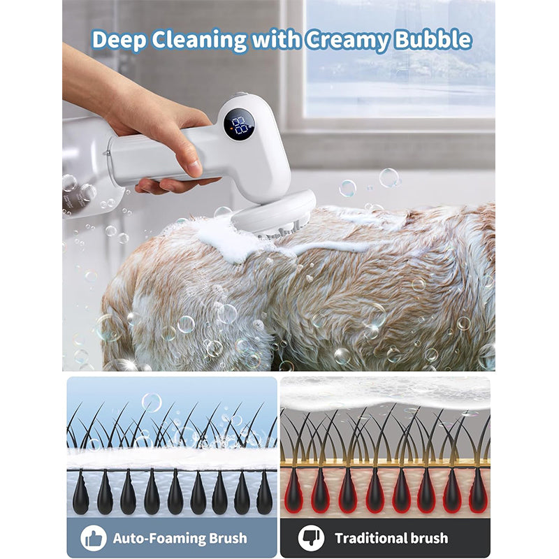 Pet bath bubble machine