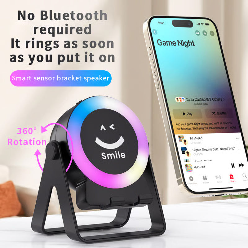 Mobile Phone Holder Bluetooth Speaker