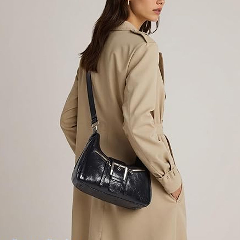 Women's Vintage PU Leather Shoulder Bag