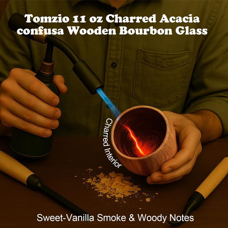 Carbonized Wooden Cup