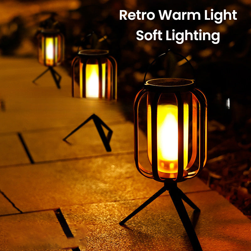 Solar-Powered Camping Light with 4 Light Modes