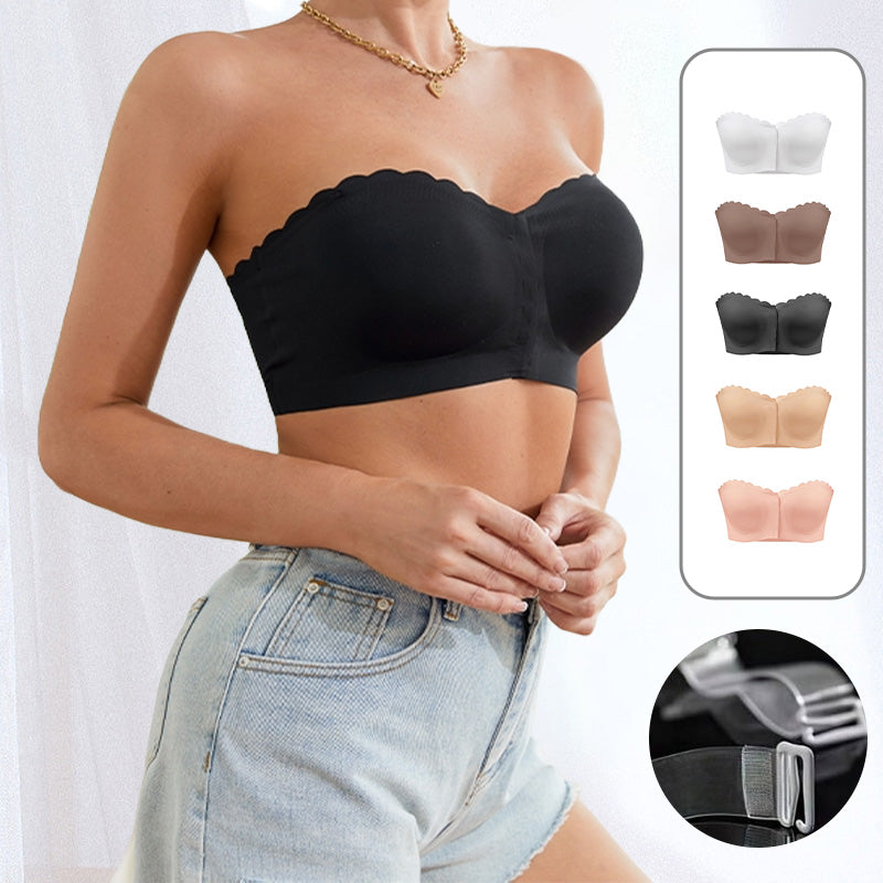 Women's Solid Print Strapless Bra
