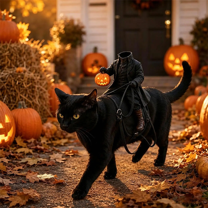 Headless Horseman Cat Costume