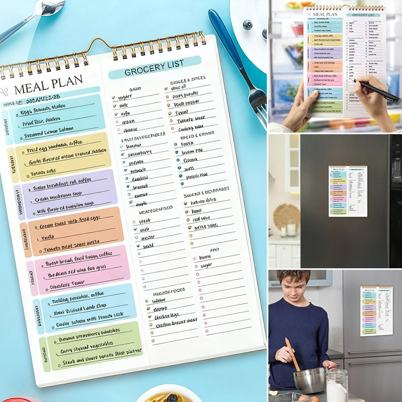 Weekly Meal Planner Notebook