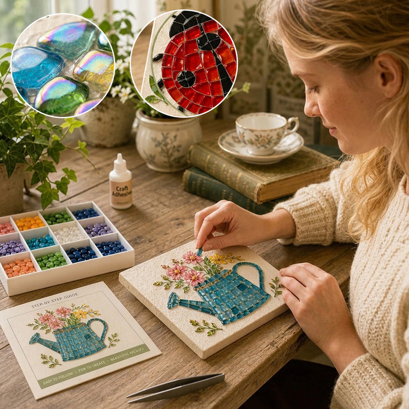 Watering Can Mosaic Art Kit