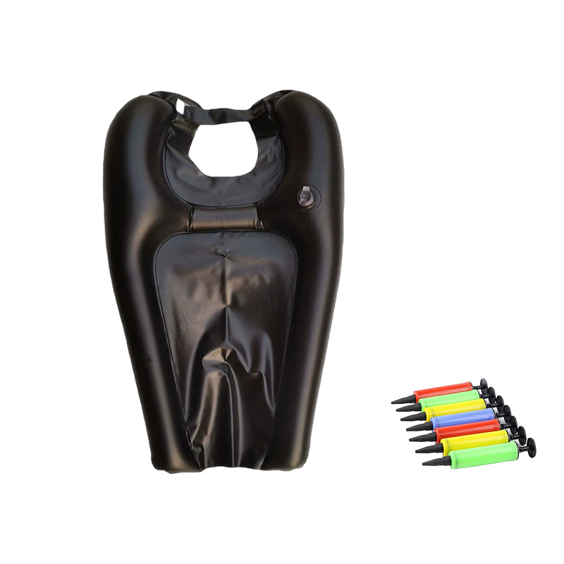 Inflatable shampoo basin