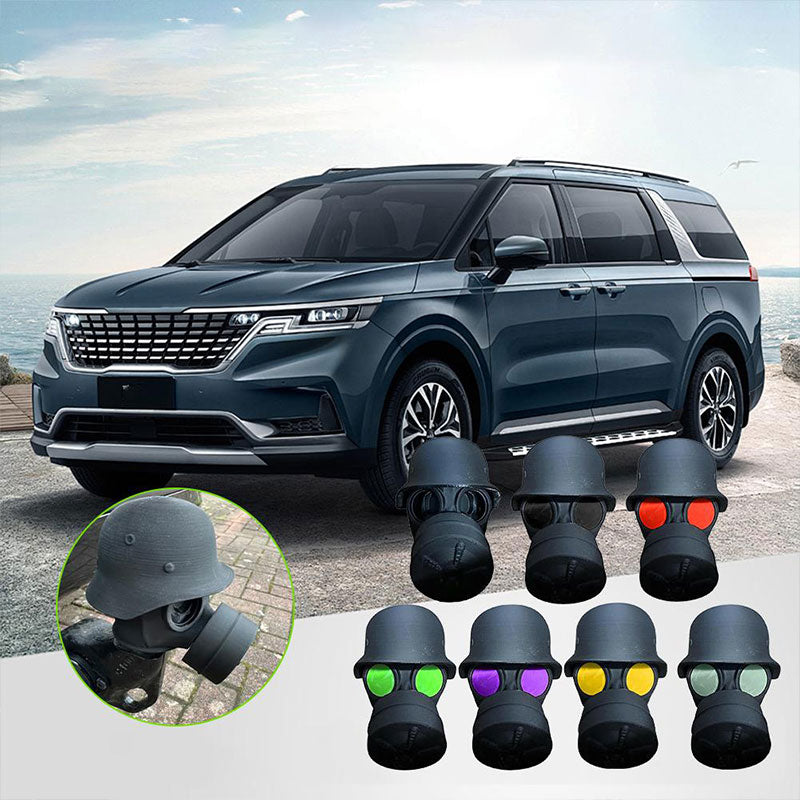 Steel cover cap for trailer hitch