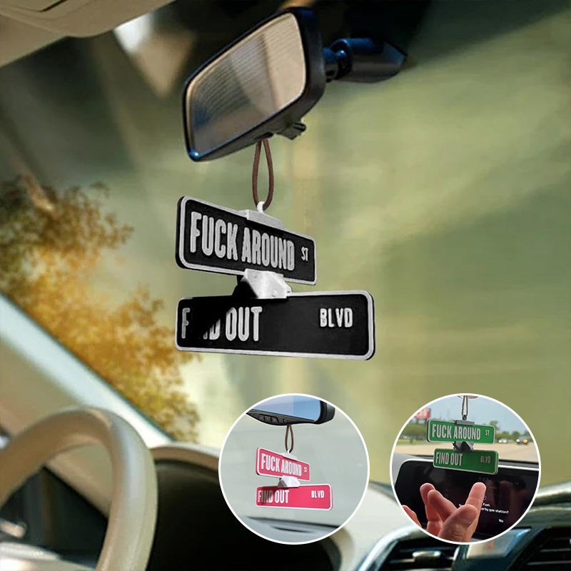 Funny Street Warning Sign Hanger