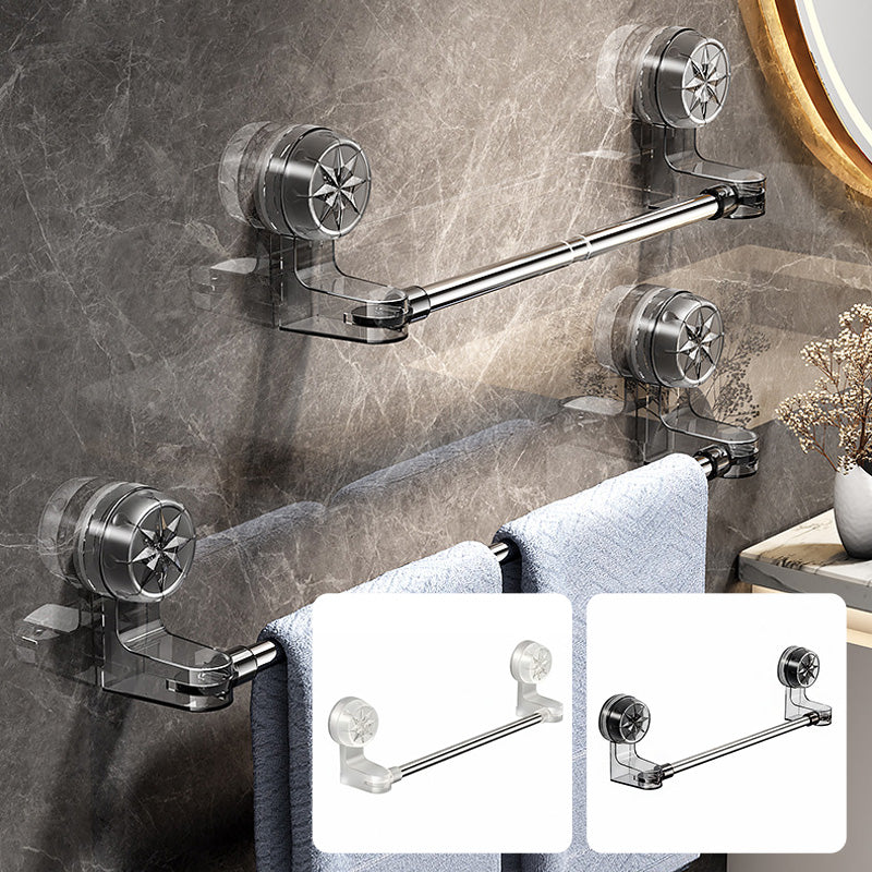 No-Drill Stainless Steel Suction Cup Towel Rack