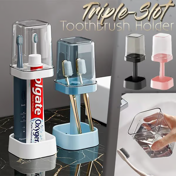 Stylish Toothbrush Holder with Cover