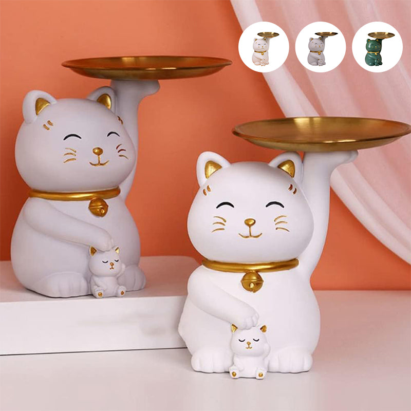 Fortune Cat Fruit Tray