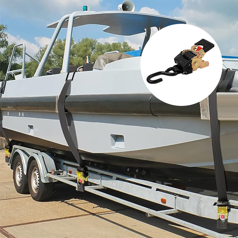 Retractable Ratchet Tie-Down Straps