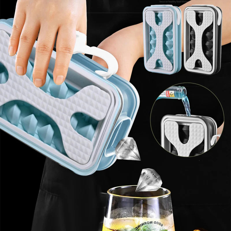 Portable Diamond Ice Cube Tray