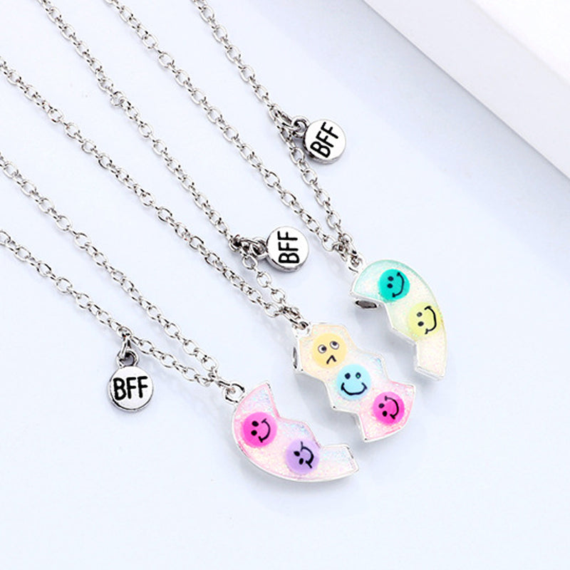 3 Piece Magnetic Necklace Best Friends