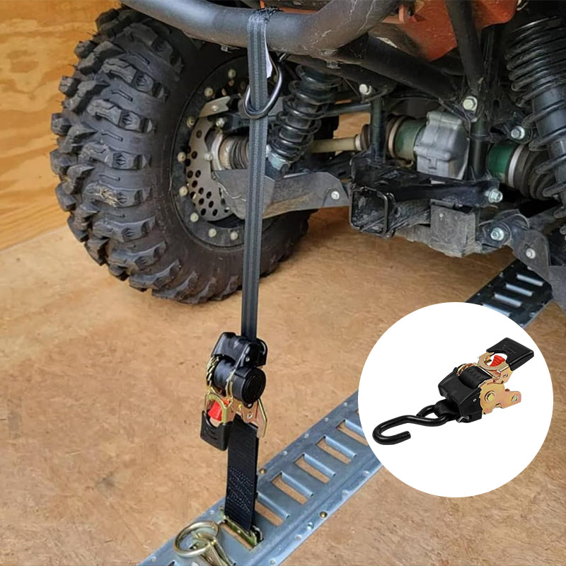 Retractable Ratchet Tie-Down Straps