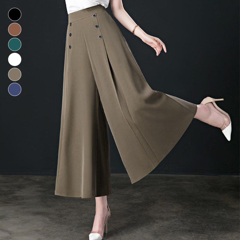 Pleated Wide Leg Pants