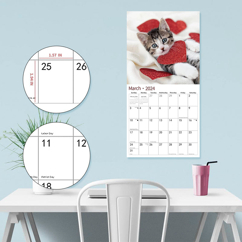 2024 Baby Cat Calendar