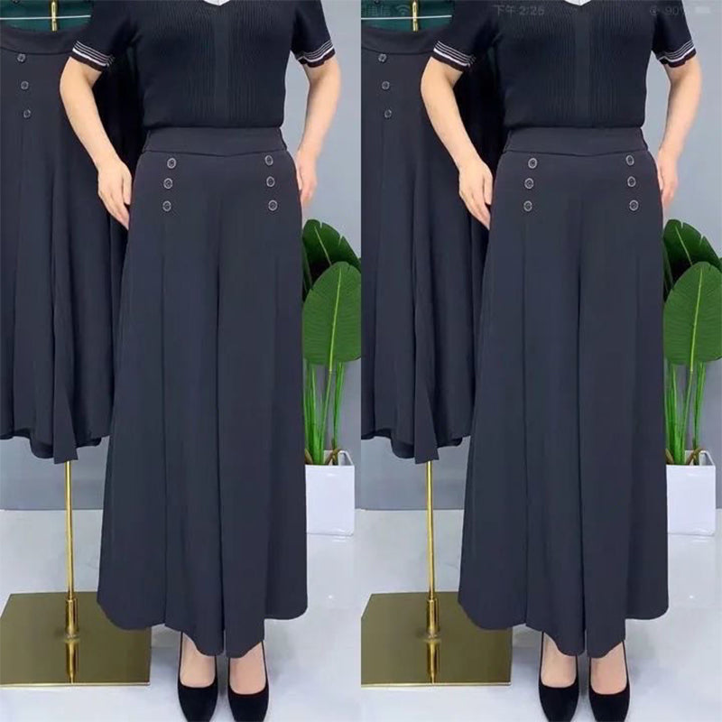 Pleated Wide Leg Pants