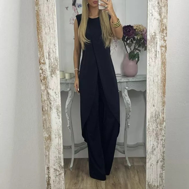 Sleeveless Mature Women Suit