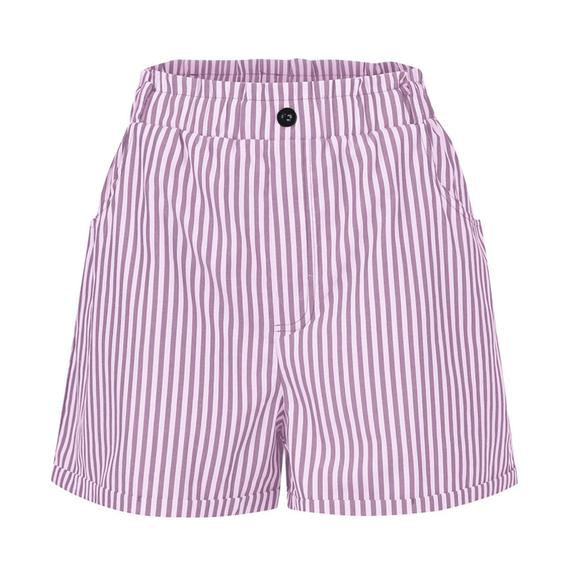 Loose Casual Striped Shorts