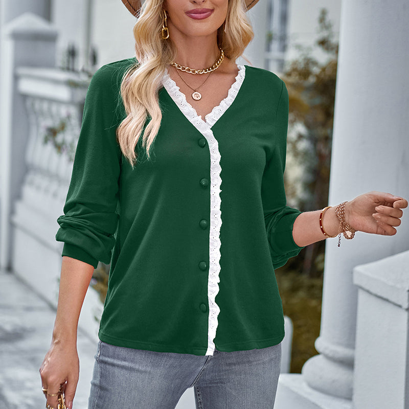 Long Sleeve Knitted Shirt