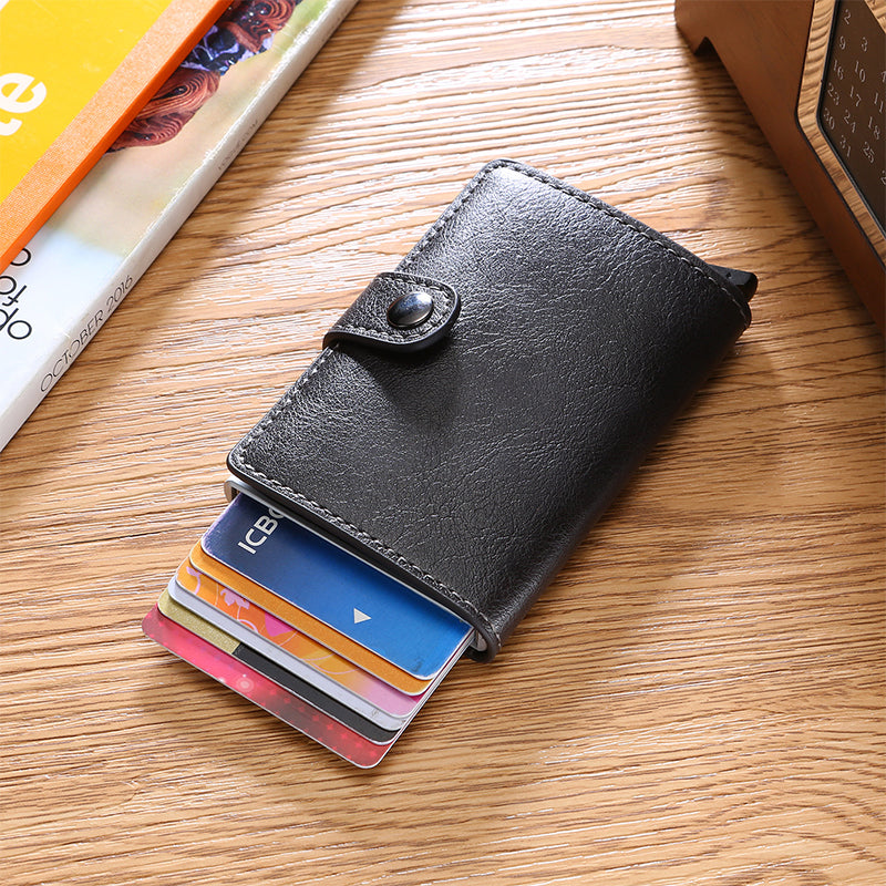 RFID Carbon Fiber Card Holder Wallet