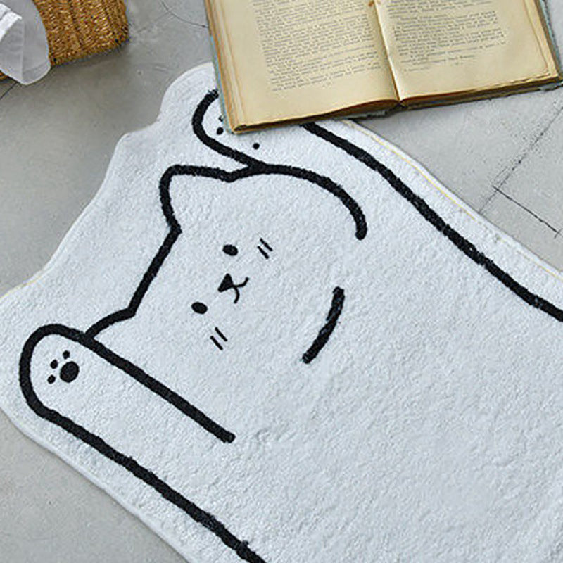 Thick Cashmere Bedside Carpet