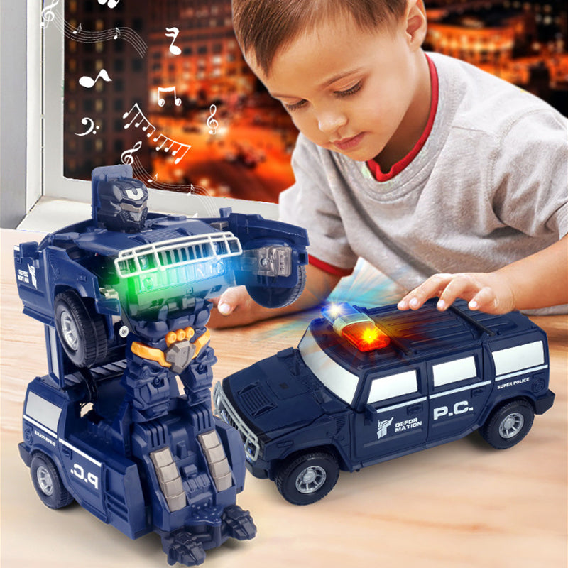 Transforming Robot Model Toy Car