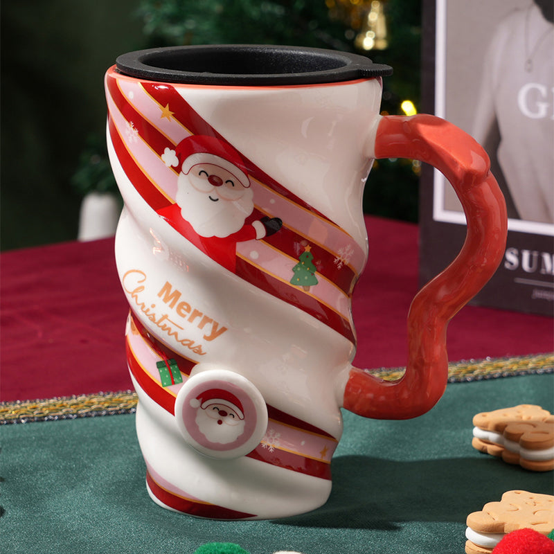 Christmas Spiral Shaped Mug