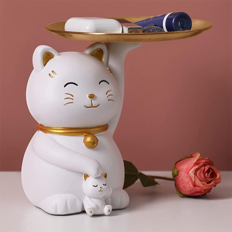 Fortune Cat Fruit Tray