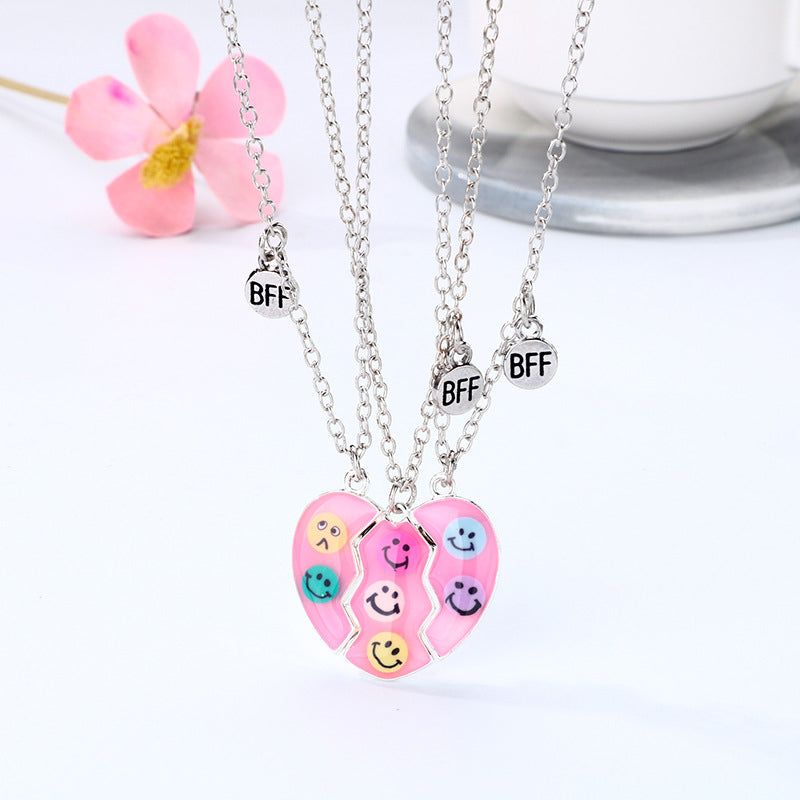 3 Piece Magnetic Necklace Best Friends