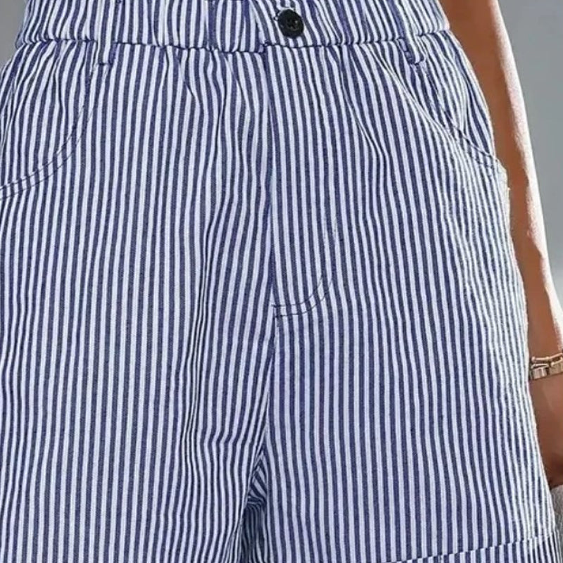 Loose Casual Striped Shorts