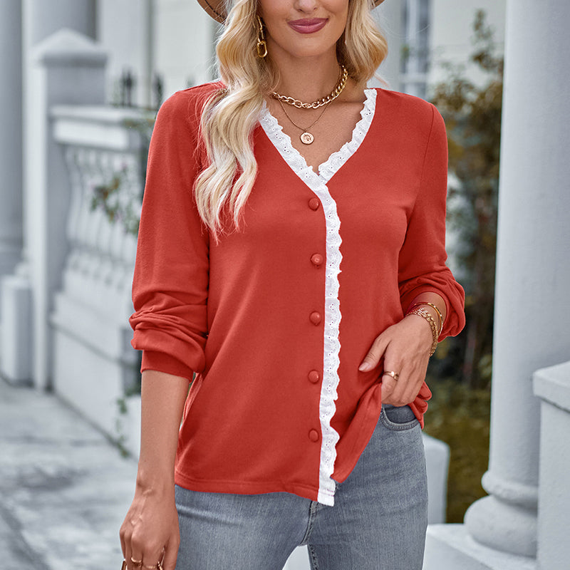 Long Sleeve Knitted Shirt