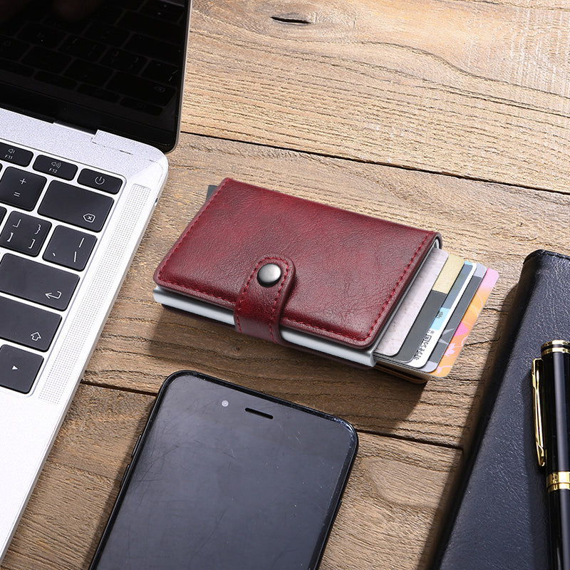 RFID Carbon Fiber Card Holder Wallet