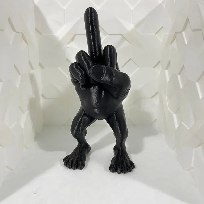 Middle Finger Figure with Legs