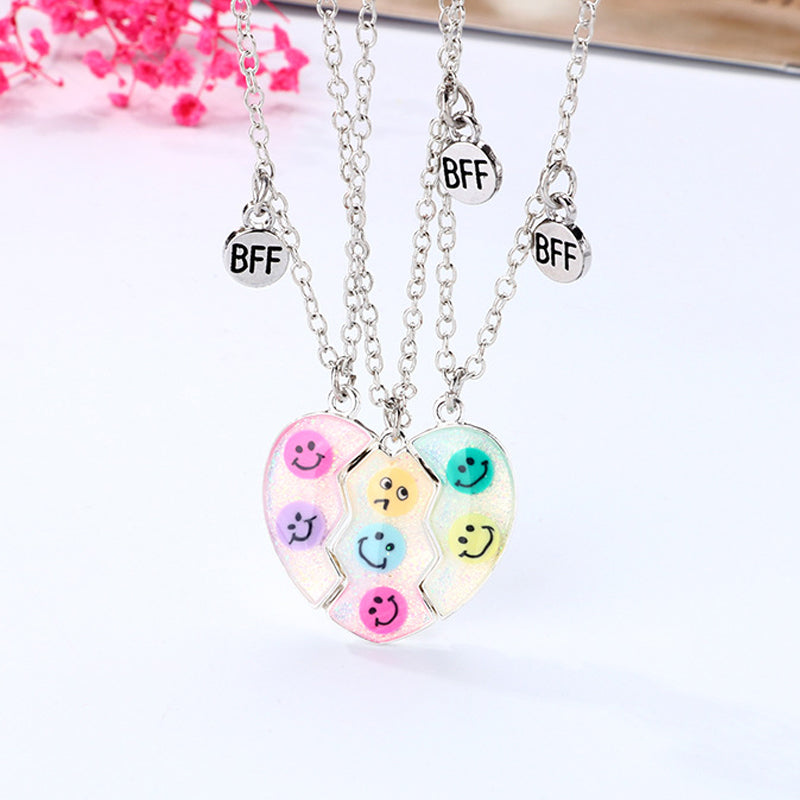 3 Piece Magnetic Necklace Best Friends