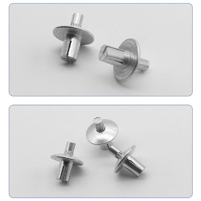 Round head break mandrel rivets