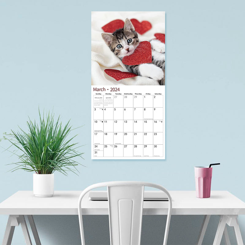 2024 Baby Cat Calendar