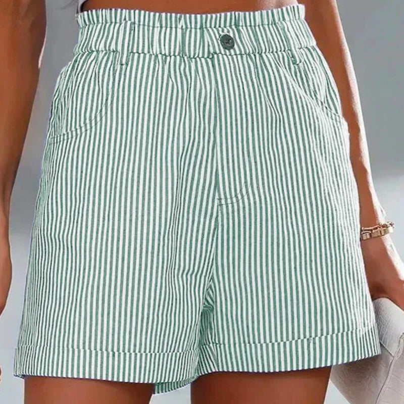Loose Casual Striped Shorts