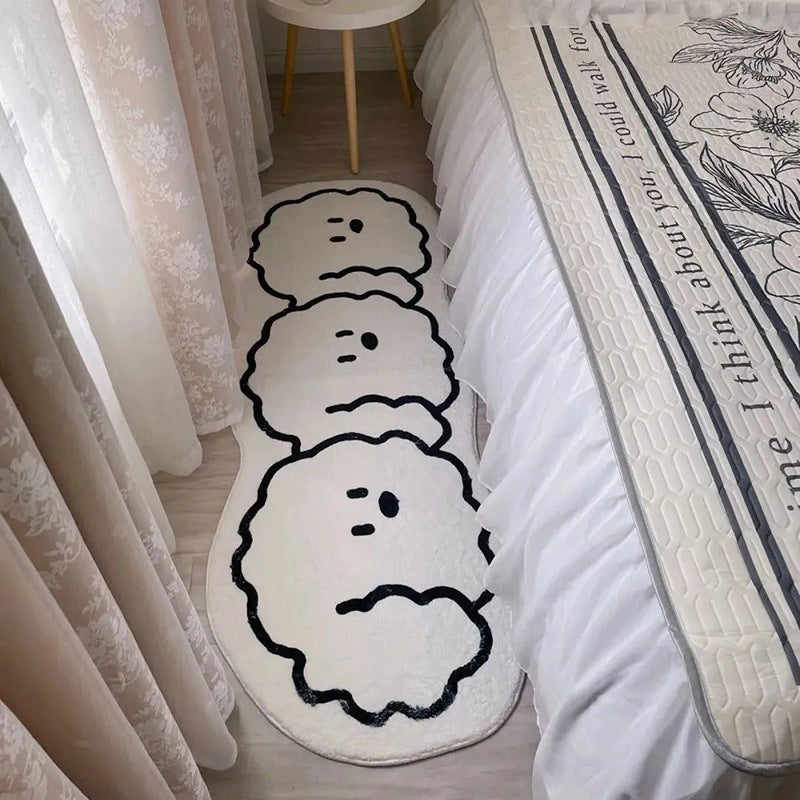 Thick Cashmere Bedside Carpet