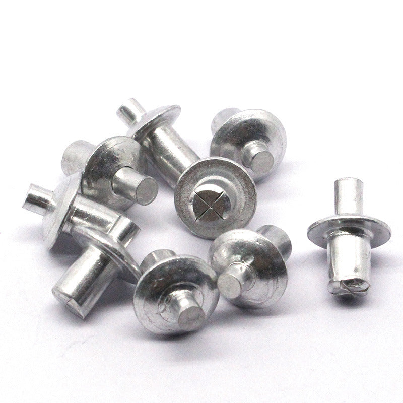 Round head break mandrel rivets