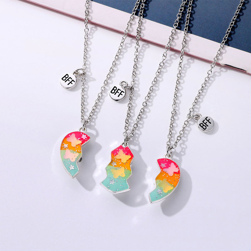 3 Piece Magnetic Necklace Best Friends