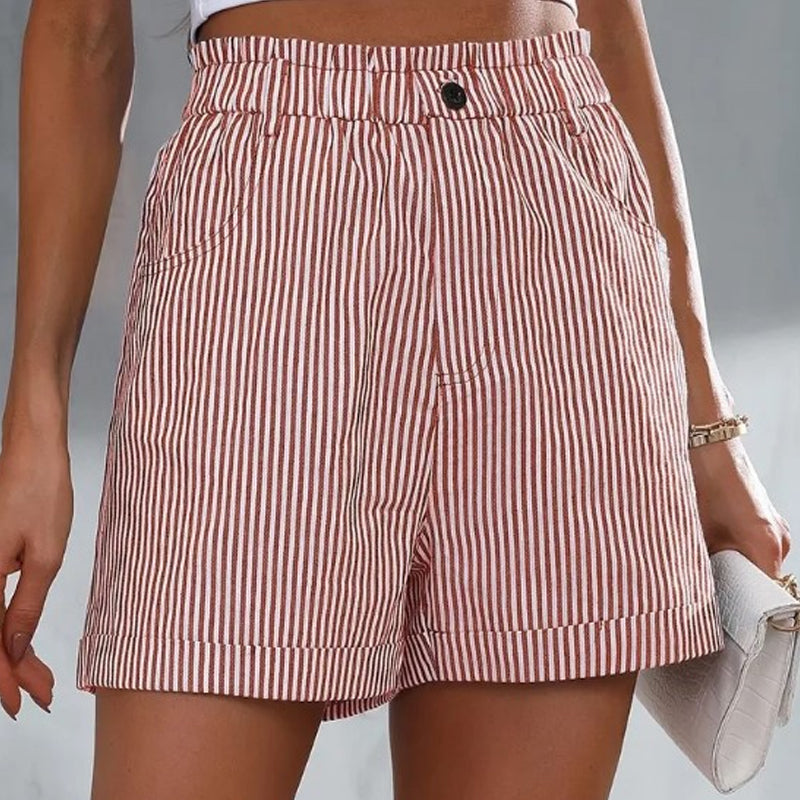 Loose Casual Striped Shorts