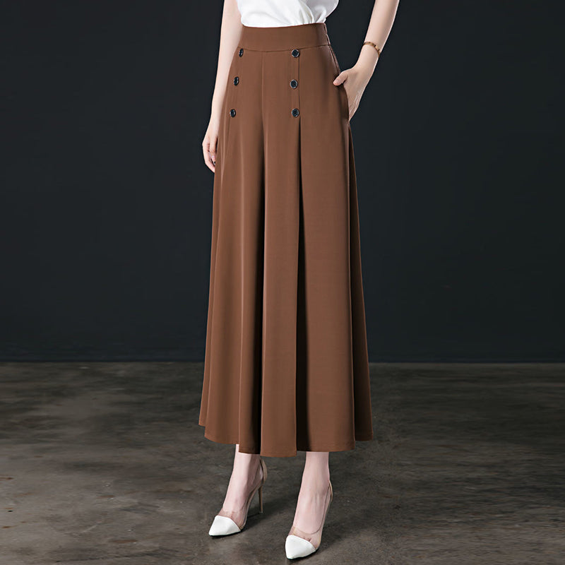 Pleated Wide Leg Pants