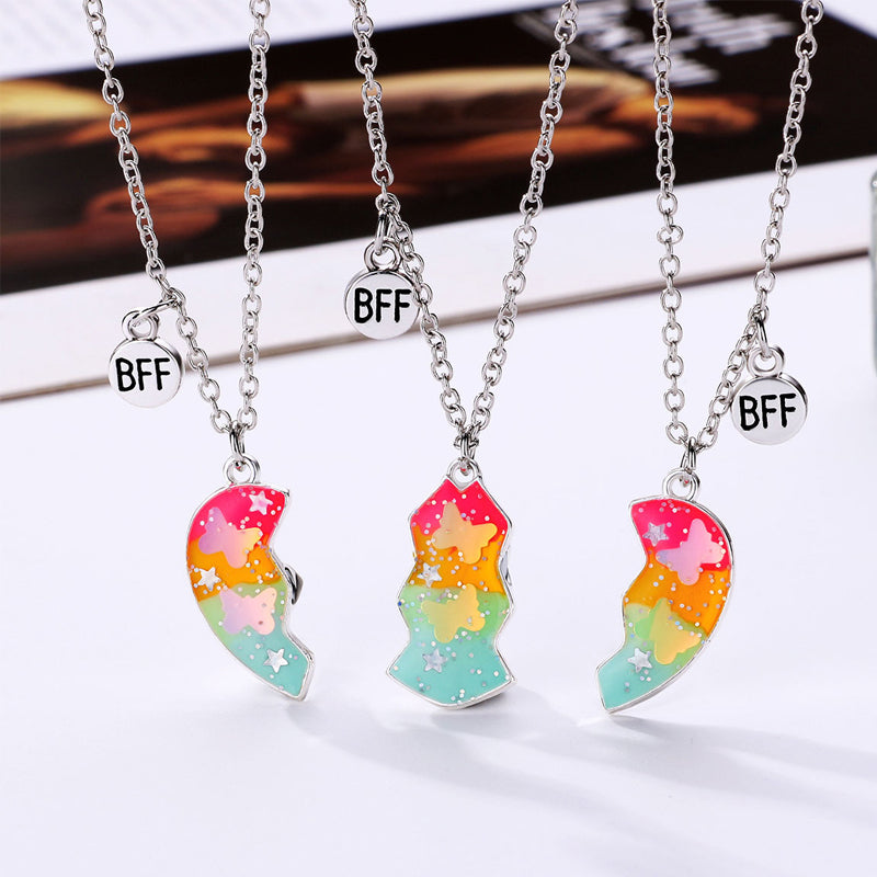 3 Piece Magnetic Necklace Best Friends