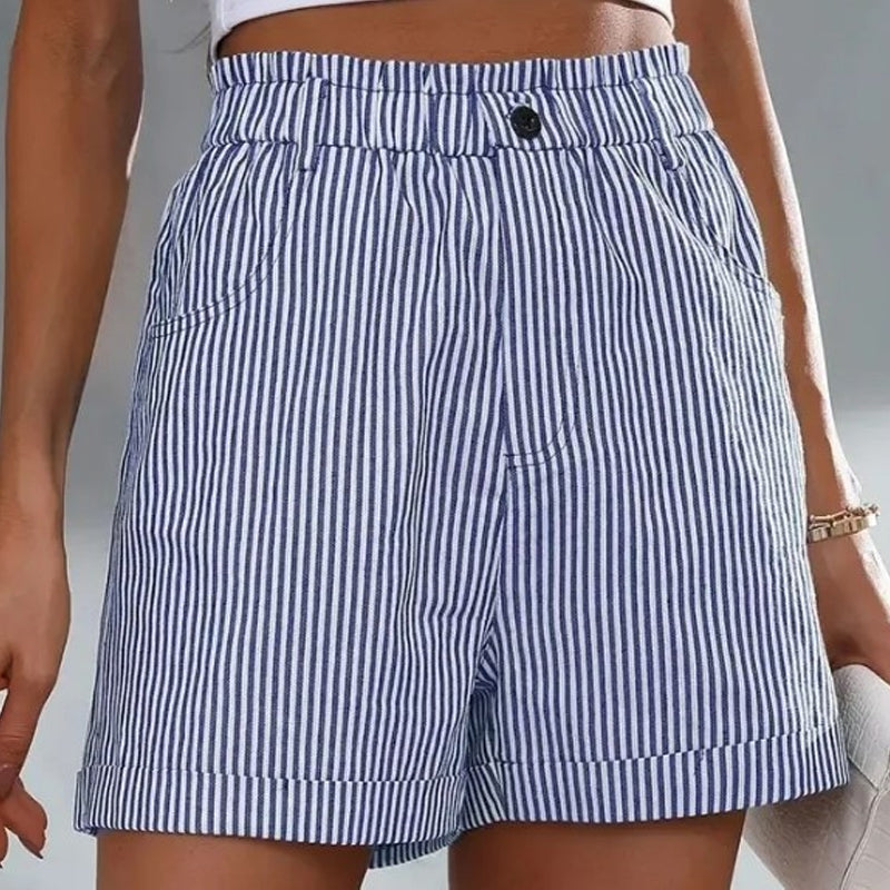 Loose Casual Striped Shorts