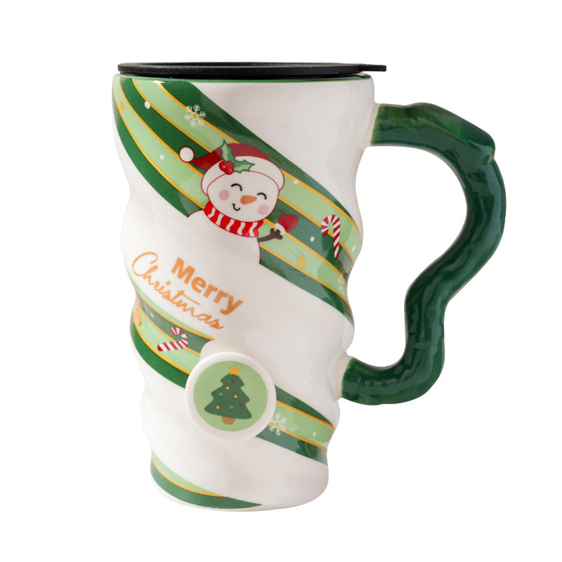 Christmas Spiral Shaped Mug