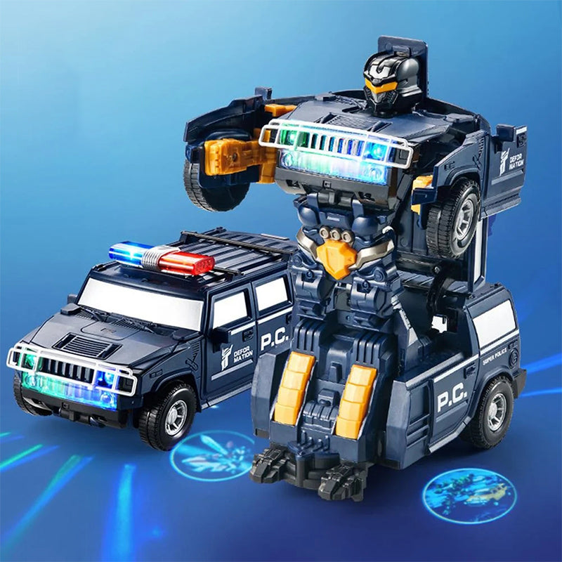 Transforming Robot Model Toy Car