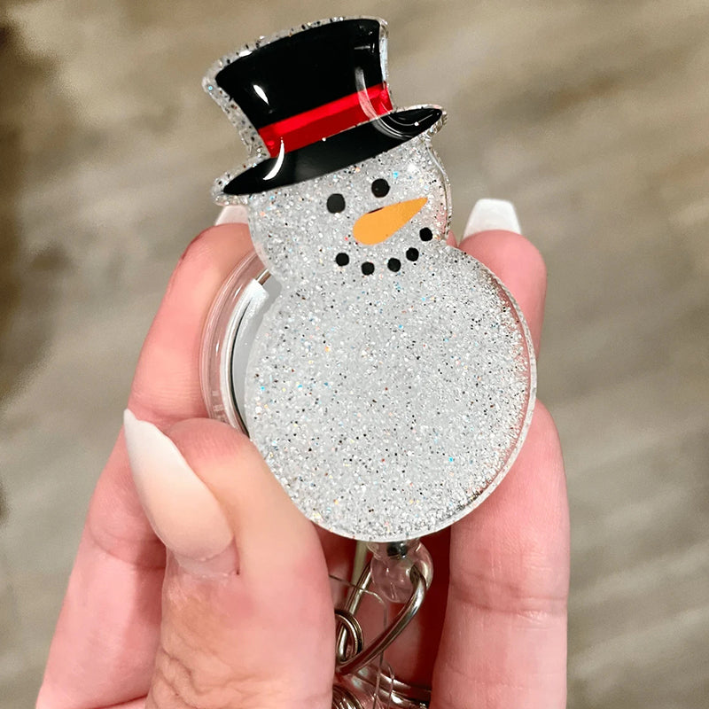 Christmas Retractable Badge